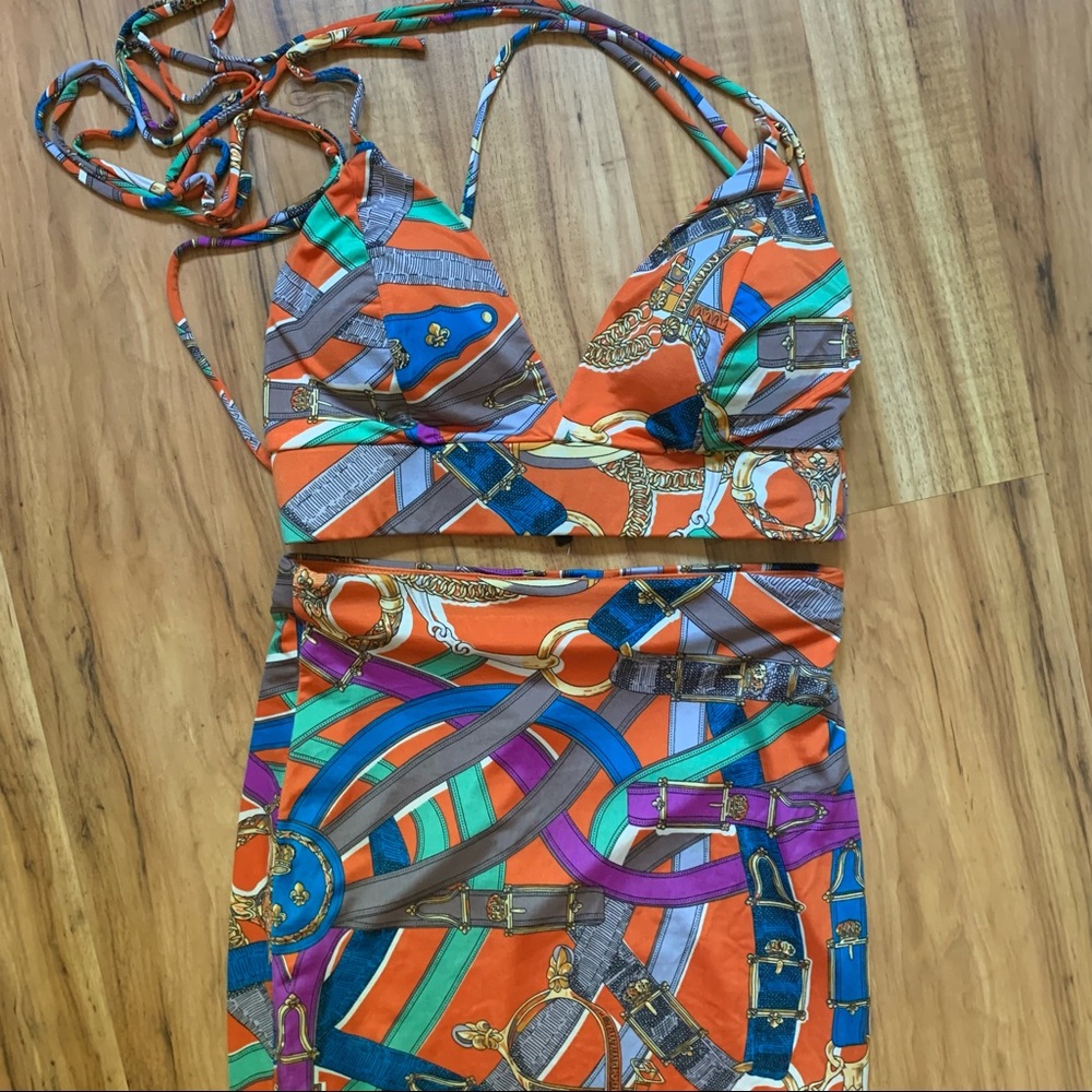 Wow Couture 2 Piece Bikini Top and Skirt - Picture 7 of 14